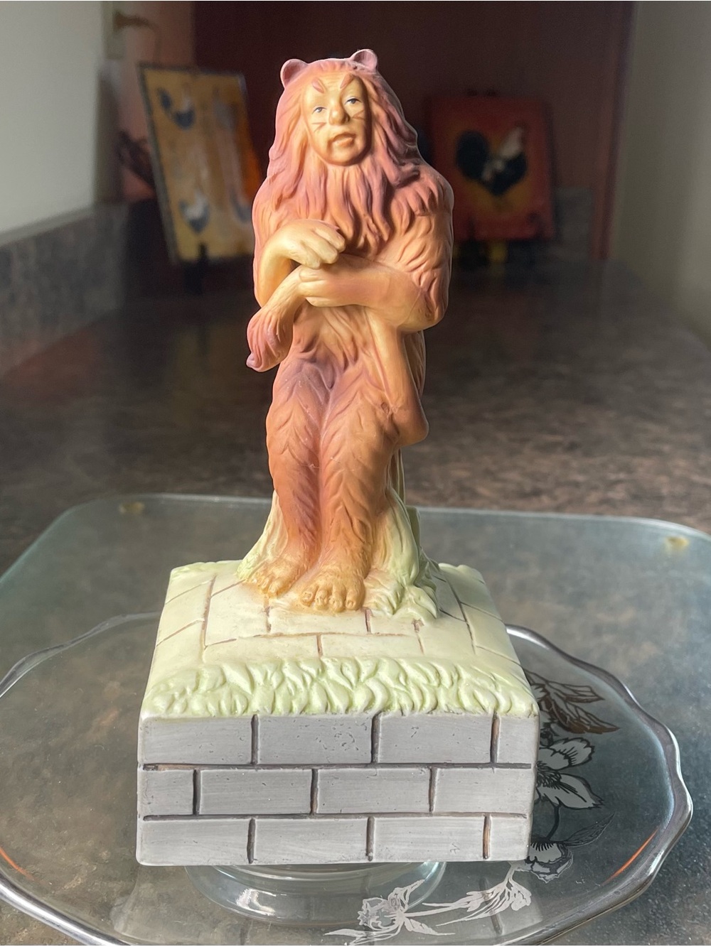 Mann Musical Cowardly Lion 1981 Plays "SOMEWHERE OVER THE RAINBOW" Wizard Of OZ